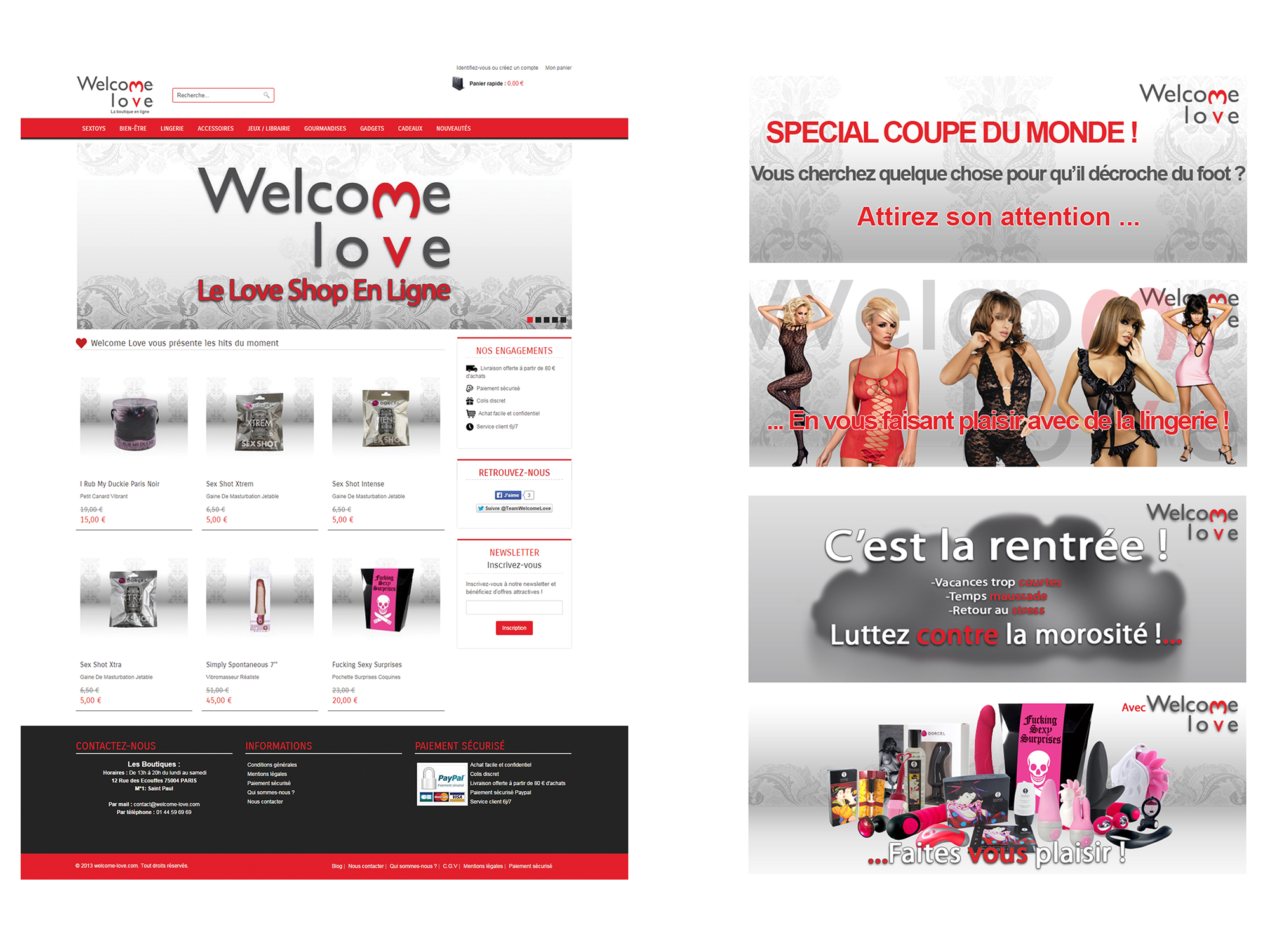 WELCOME LOVE PLANCHE 1